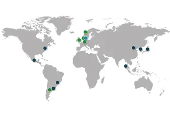 Colaboradores de todo o mundo